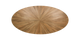 Tafelblad Sunburst - ovaal - 220x110 cm - eiken fineer