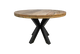 Ronde eettafel Portland - ø120 cm - mangohout/ijzer