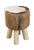 Poef rond - ø33 cm - geitenhuid