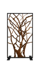 Roomdivider - 100x180 cm - metaal/teak