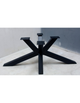 Iron dining table leg ( In 2 parts) black powder coating